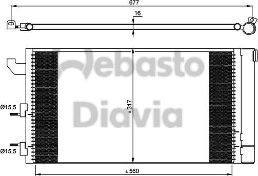 Webasto 82D0226246MA - Condensateur, climatisation droxauto.com