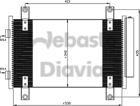 Webasto 82D0226250MA - Condensateur, climatisation droxauto.com