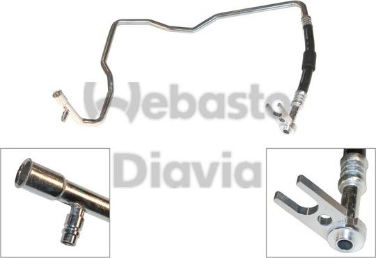 Webasto 82D0796114A - Conduite à haute / basse pression, climatisation droxauto.com
