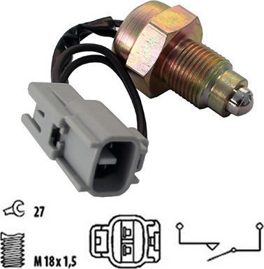 WE PARTS 461640057 - Contacteur, feu de recul droxauto.com