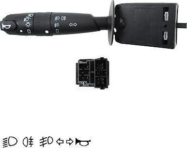 WE PARTS 461800022 - Commutateur de colonne de direction droxauto.com