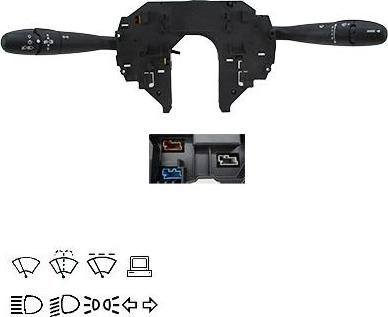 WE PARTS 461800711 - Commutateur de colonne de direction droxauto.com