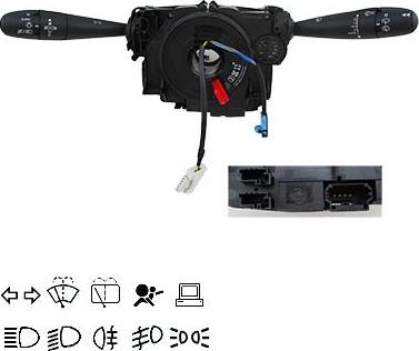 WE PARTS 461800736 - Commutateur de colonne de direction droxauto.com