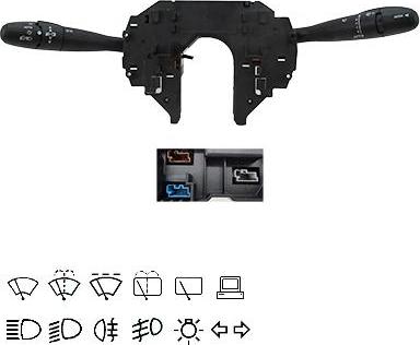 WE PARTS 461801038 - Commutateur de colonne de direction droxauto.com