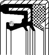 Wilmink Group WG1923095 - Bague d'étanchéité, moyeu de roue droxauto.com