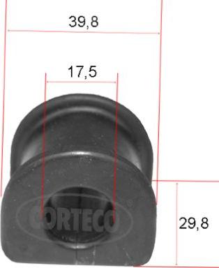 Wilmink Group WG1923008 - Coussinet de palier, stabilisateur droxauto.com