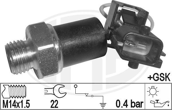 Wilmink Group WG1492678 - Capteur, pression d'huile droxauto.com