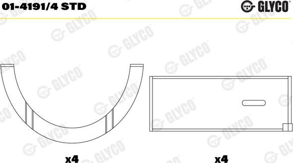 Wilmink Group WG1094311 - Kit de coussinets de bielle droxauto.com