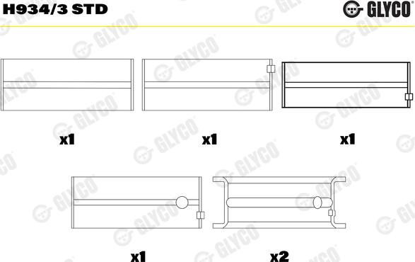 Wilmink Group WG1093159 - Kit de coussinet de vilebrequin droxauto.com