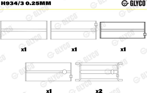 Wilmink Group WG1093158 - Kit de coussinet de vilebrequin droxauto.com