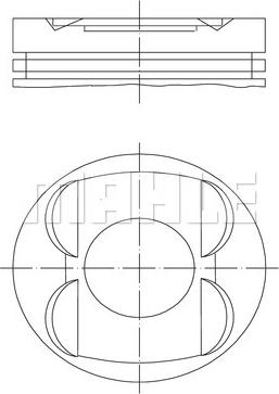 MAHLE BC89901 - Piston droxauto.com