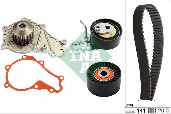Wilmink Group WG1809865 - Pompe à eau + kit de courroie de distribution droxauto.com
