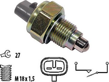 Wilmink Group WG1815698 - Contacteur, feu de recul droxauto.com