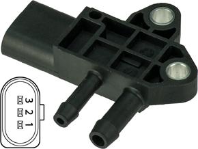 Wilmink Group WG1821371 - Capteur, pression des gaz échappement droxauto.com