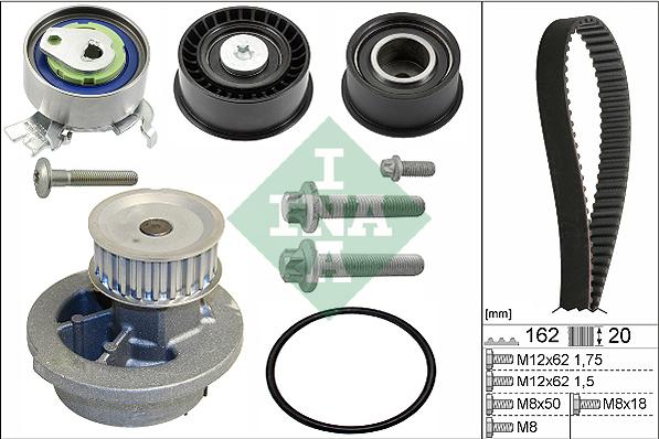 Wilmink Group WG1251799 - Pompe à eau + kit de courroie de distribution droxauto.com