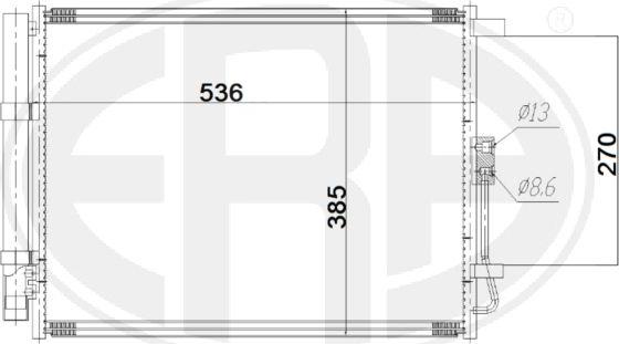 Wilmink Group WG2016799 - Condensateur, climatisation droxauto.com