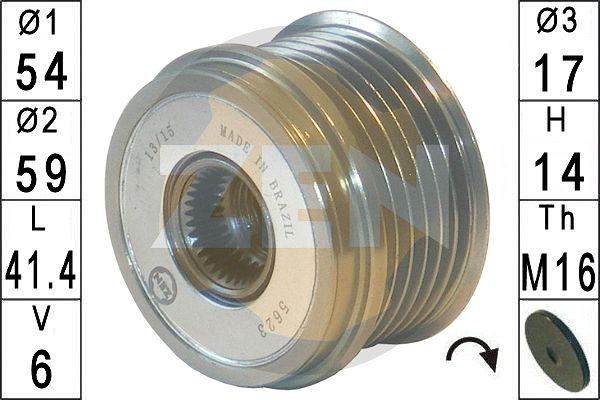 Wilmink Group WG2018487 - Poulie, alternateur droxauto.com