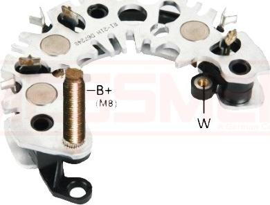 Wilmink Group WG2012551 - Pont de diodes, alternateur droxauto.com