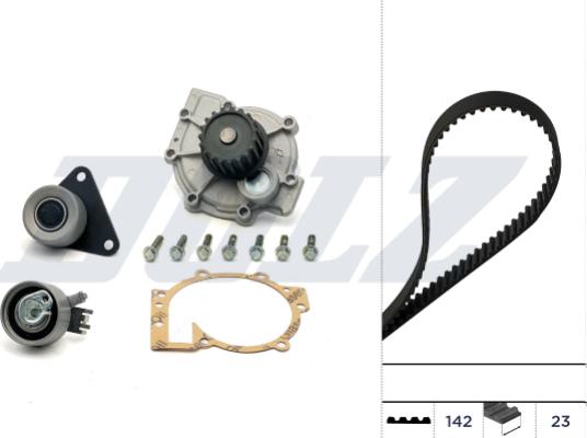 Wilmink Group WG2354994 - Pompe à eau + kit de courroie de distribution droxauto.com