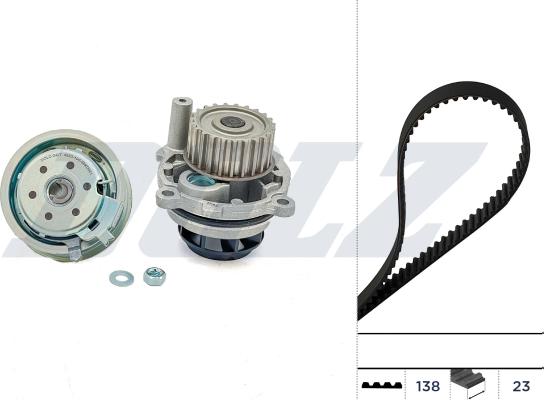 Wilmink Group WG2354944 - Pompe à eau + kit de courroie de distribution droxauto.com