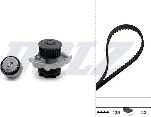 Wilmink Group WG2354951 - Pompe à eau + kit de courroie de distribution droxauto.com