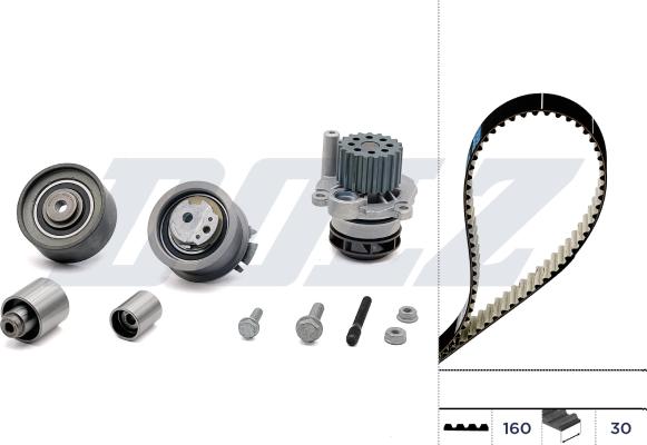 Wilmink Group WG2354953 - Pompe à eau + kit de courroie de distribution droxauto.com