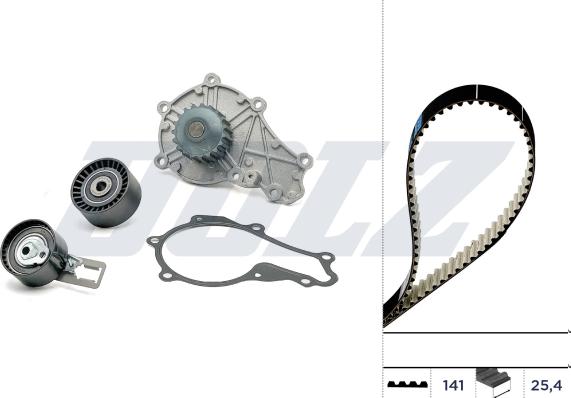 Wilmink Group WG2354967 - Pompe à eau + kit de courroie de distribution droxauto.com