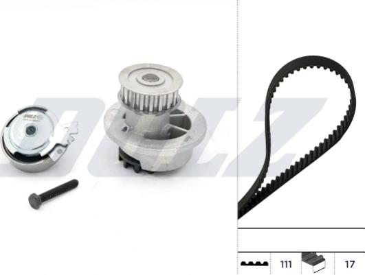 Wilmink Group WG2354919 - Pompe à eau + kit de courroie de distribution droxauto.com