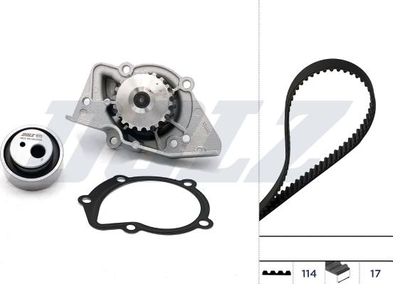 Wilmink Group WG2354928 - Pompe à eau + kit de courroie de distribution droxauto.com