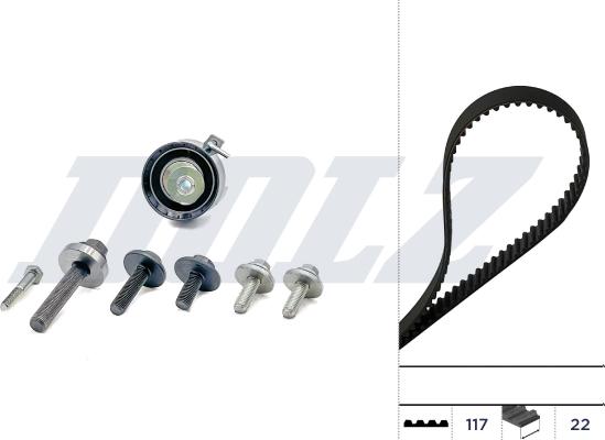 Wilmink Group WG2355980 - Kit de distribution droxauto.com