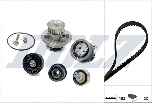 Wilmink Group WG2355007 - Pompe à eau + kit de courroie de distribution droxauto.com