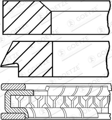 Wilmink Group WG2294331 - Jeu de segments de pistons droxauto.com