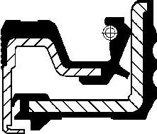 Wilmink Group WG2285556 - Bague d'étanchéité, vilebrequin droxauto.com