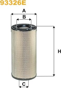 WIX Filters 93326E - Filtre à air droxauto.com