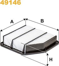 WIX Filters 49146 - Filtre à air droxauto.com