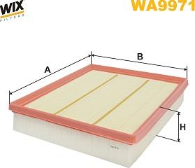 WIX Filters WA9971 - Filtre à air droxauto.com