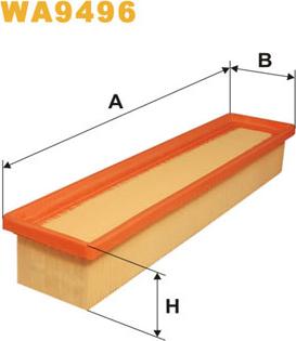 WIX Filters WA9496 - Filtre à air droxauto.com