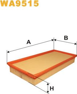 WIX Filters WA9515 - Filtre à air droxauto.com