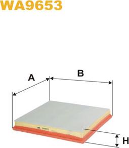 WIX Filters WA9653 - Filtre à air droxauto.com