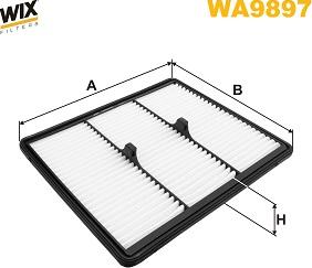WIX Filters WA9897 - Filtre à air droxauto.com