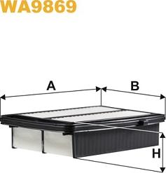 WIX Filters WA9869 - Filtre à air droxauto.com