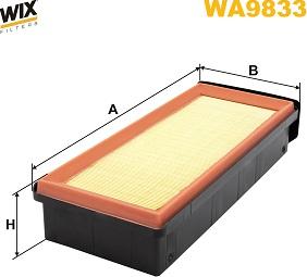 WIX Filters WA9833 - Filtre à air droxauto.com