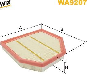 WIX Filters WA9207 - Filtre à air droxauto.com