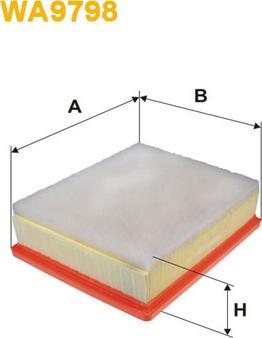 WIX Filters WA9798 - Filtre à air droxauto.com