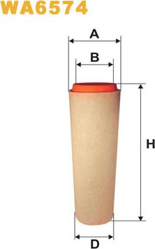 WIX Filters WA6574 - Filtre à air droxauto.com