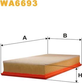 WIX Filters WA6693 - Filtre à air droxauto.com