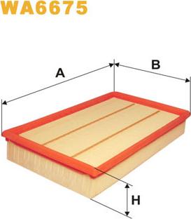 WIX Filters WA6675 - Filtre à air droxauto.com