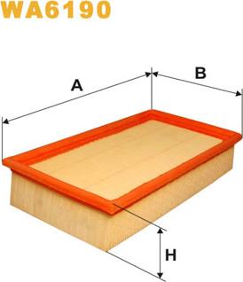 WIX Filters WA6190 - Filtre à air droxauto.com