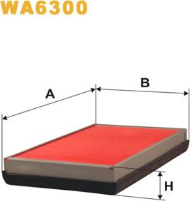 WIX Filters WA6300 - Filtre à air droxauto.com
