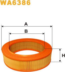 WIX Filters WA6386 - Filtre à air droxauto.com